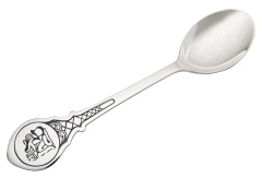 Ложка чайная  "Водолей" (Ag 925)